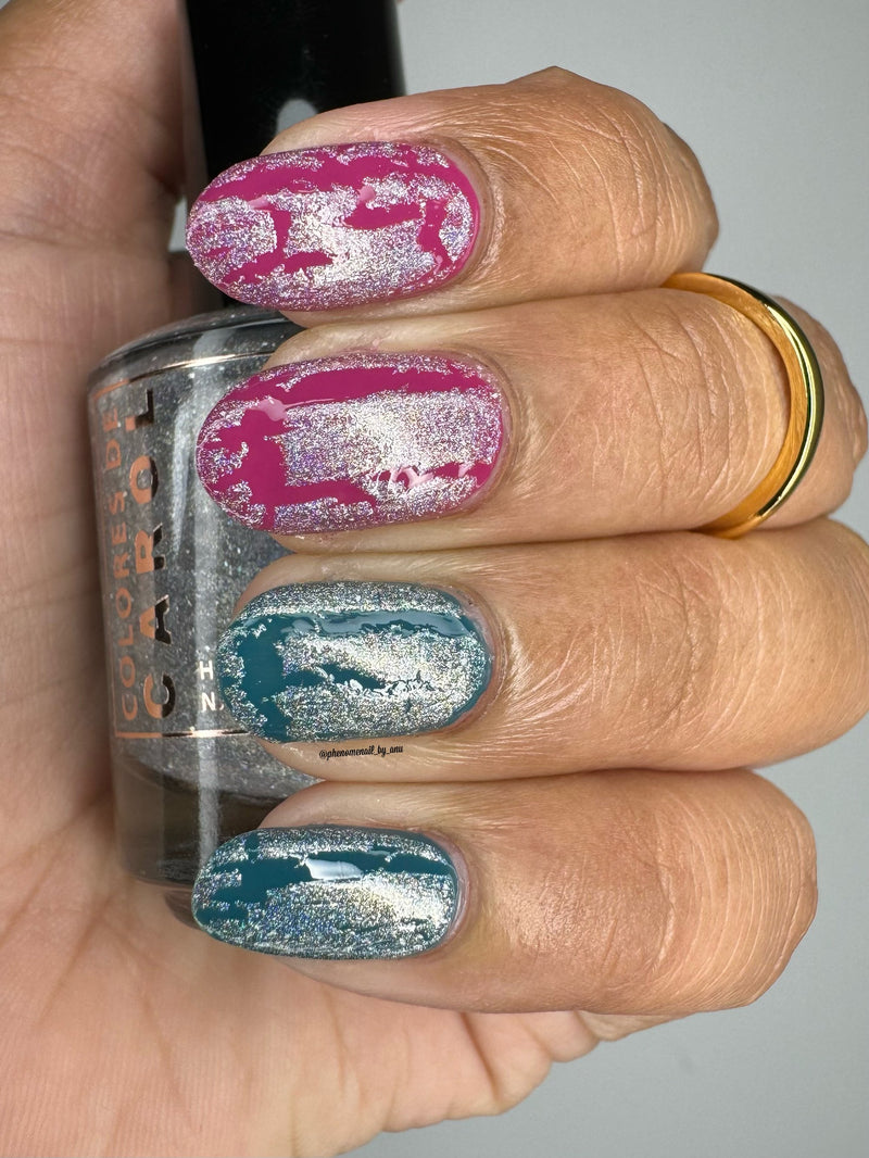 Colores de Carol - Silken Secrets Nail Polish (Crackle Topper)