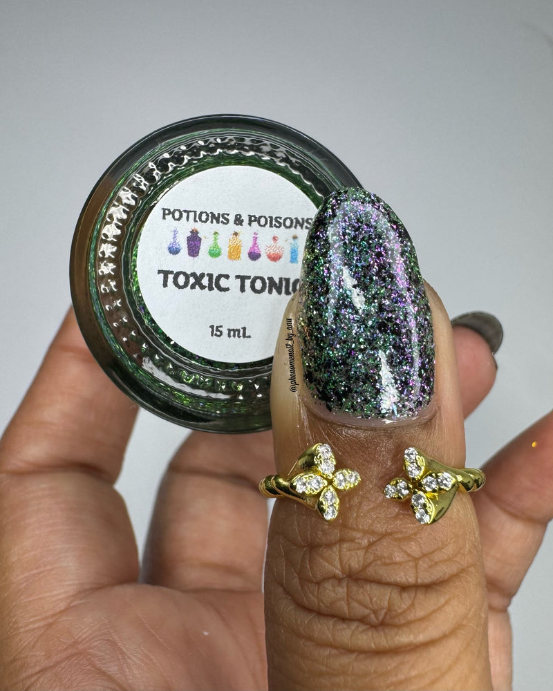 Colores de Carol - Toxic Tonic Nail Polish (Flash Reflective)