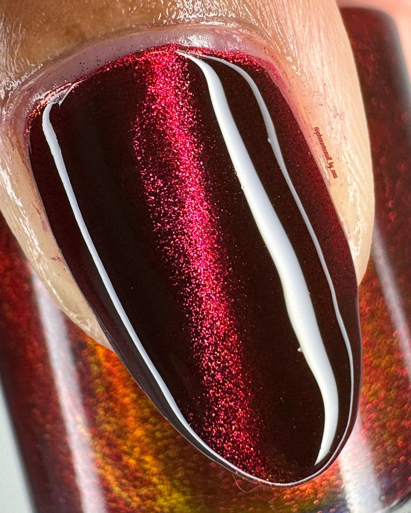 Colores de Carol - Crimson Affair Nail Polish (Magnetic)