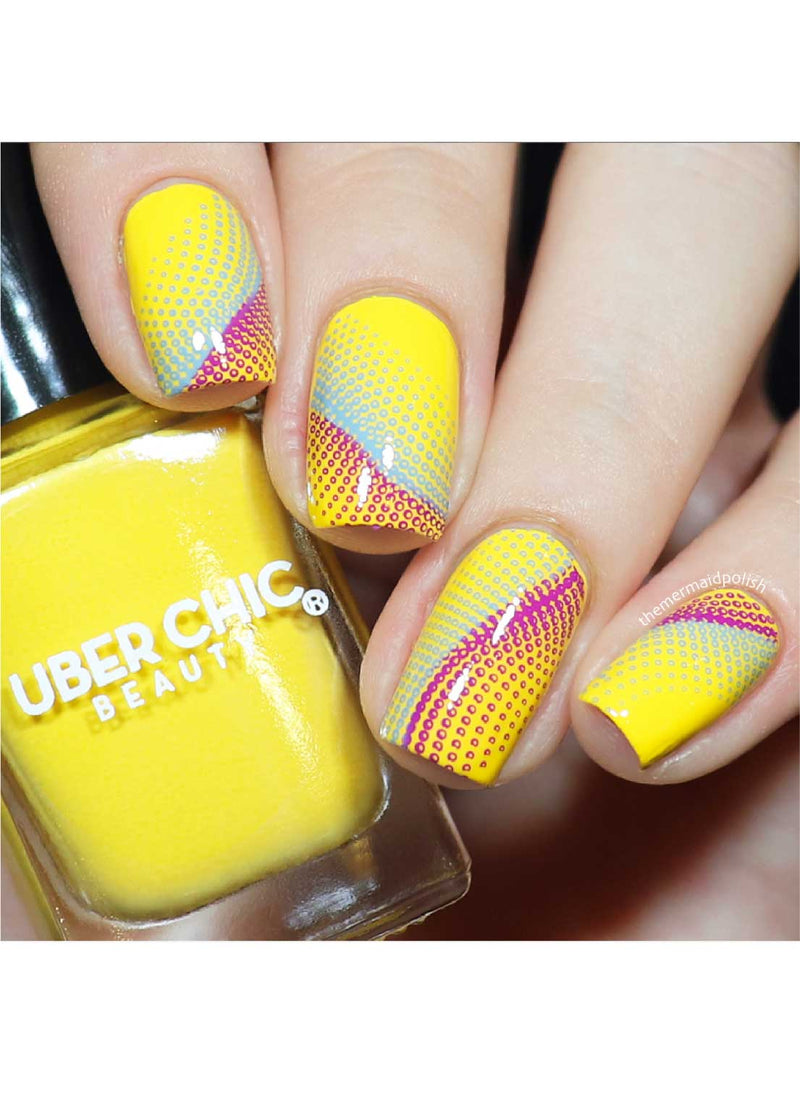 UberChic Beauty - Lazy Little Bumblebee Stamping Polish