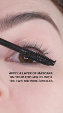 Whats Up Beauty - Watch Me! Volumizing and Lengthening Mascara with Peptide and Vitamin B5 - Shade Black