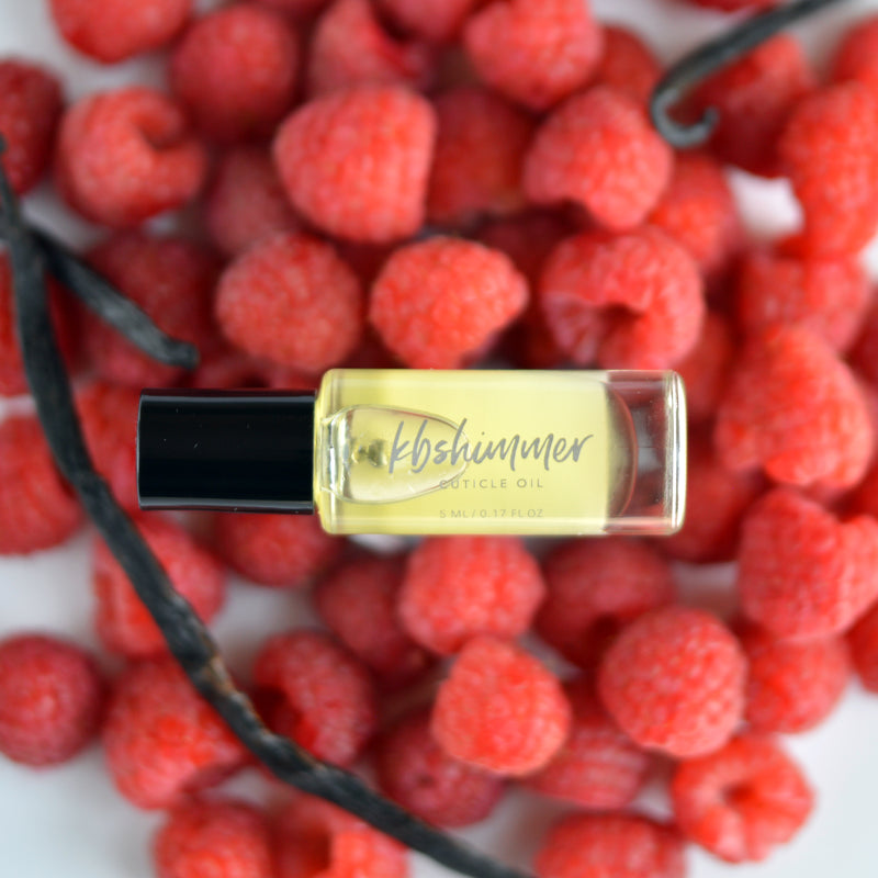 KBShimmer - Raspberry Vanilla Cuticle Oil Roller Ball