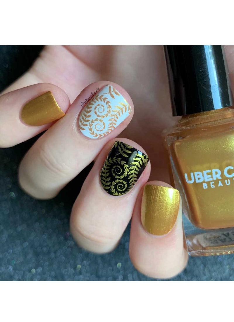 UberChic Beauty - Satin Brass Stamping Polish