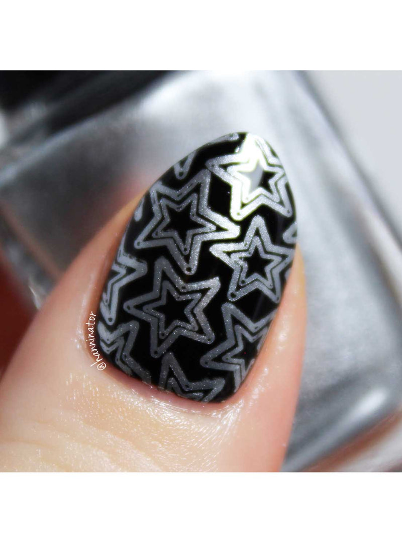 UberChic Beauty - Silver Palace Stamping Polish