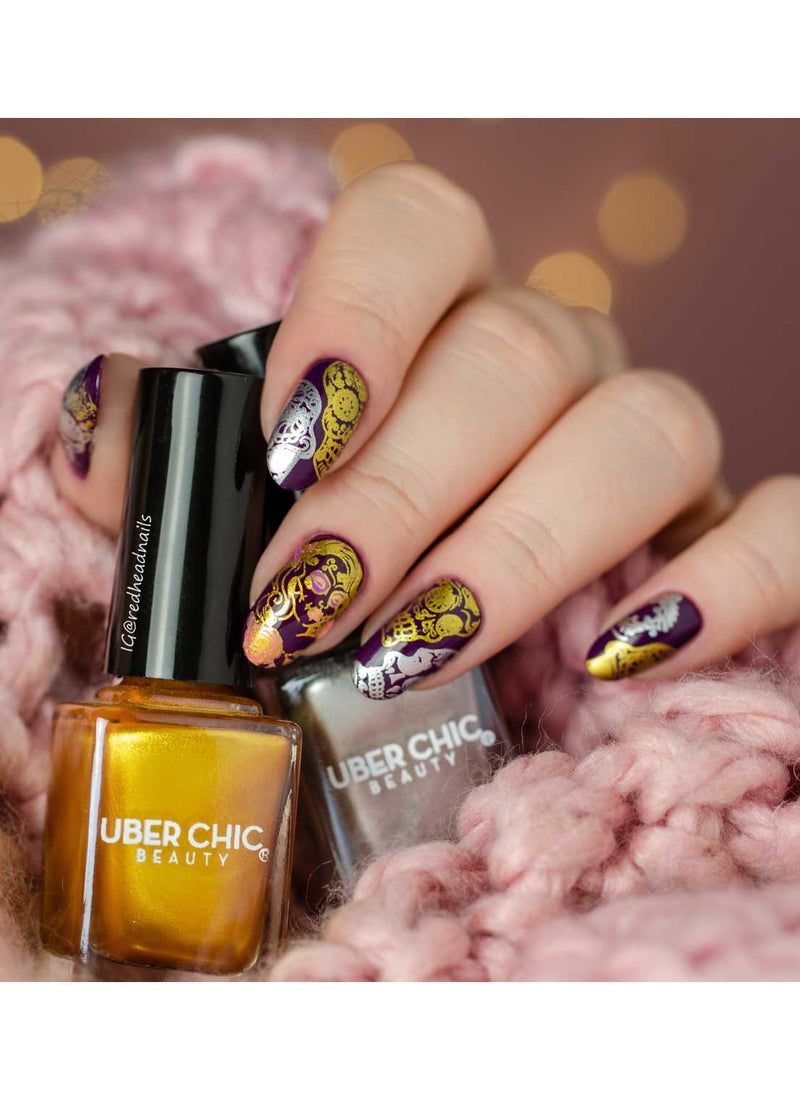 UberChic Beauty - Satin Brass Stamping Polish