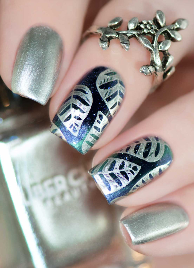 UberChic Beauty - Silver Palace Stamping Polish