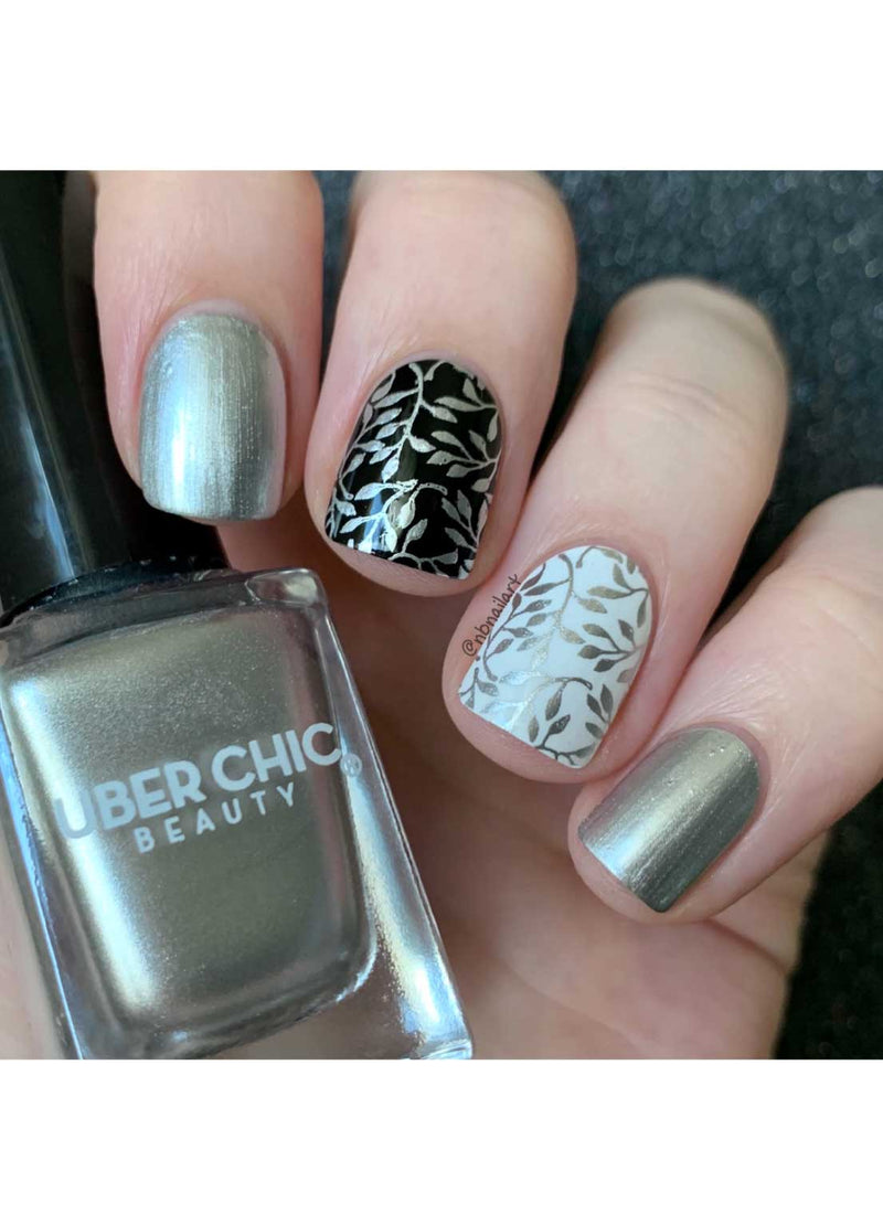 UberChic Beauty - Silver Palace Stamping Polish