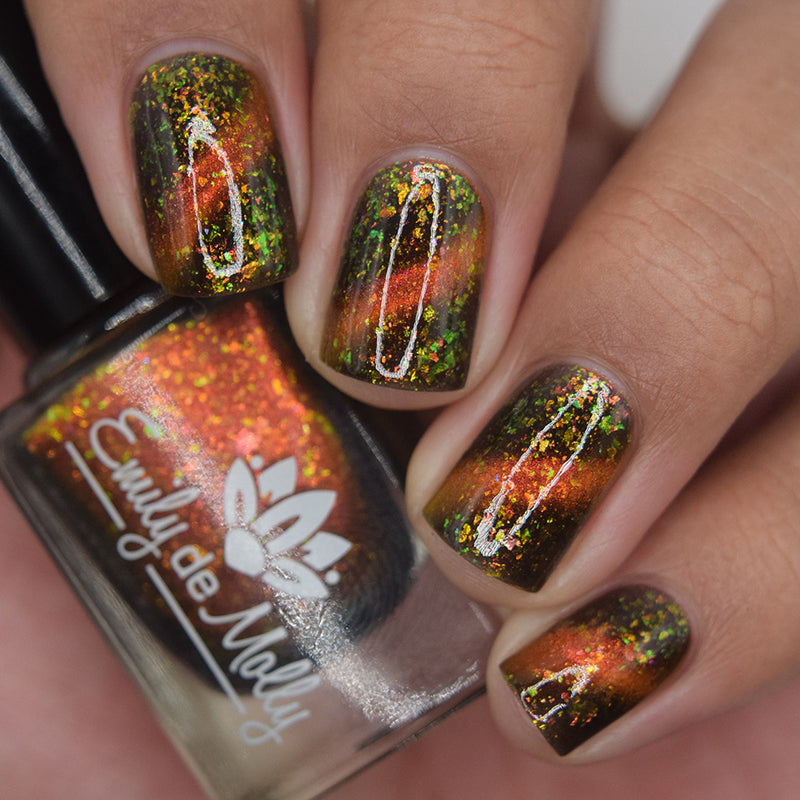 Emily De Molly - Green Flame Nail Polish (Magnetic)