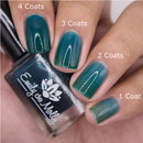 Emily De Molly - Sheer Tint Teal Nail Polish