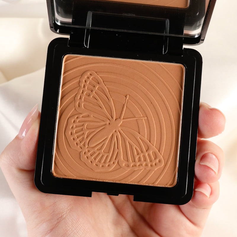 Whats Up Beauty - Wind Dancer Pressed Setting Powder - Shade Tan