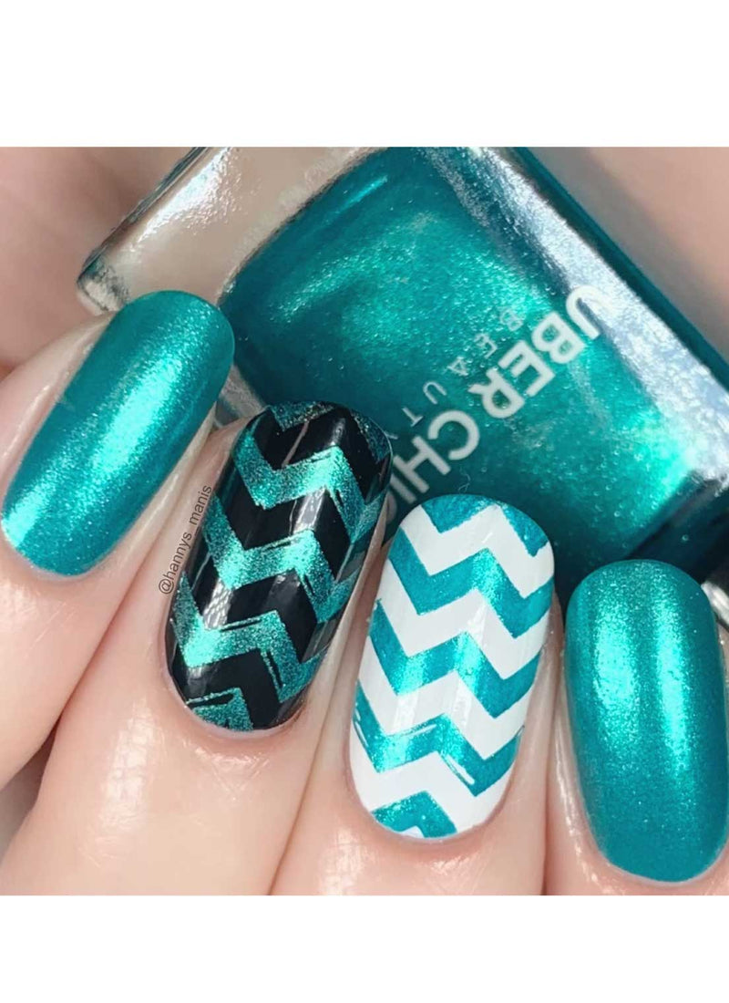 UberChic Beauty - Dance Teal Dawn Stamping Polish