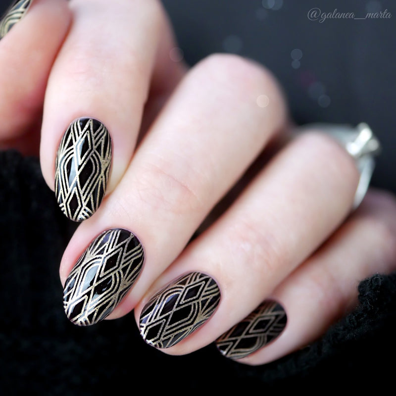 UberChic Beauty - Art Deco Elements Stamping Plate