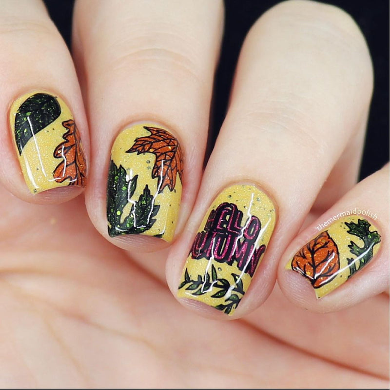 UberChic Beauty - Lovely Leaves 06 Stamping Plate