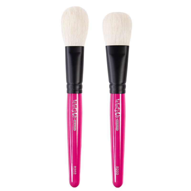 Whats Up Beauty - 2 Face Brushes (R202 Blush, R203 Bronzer)