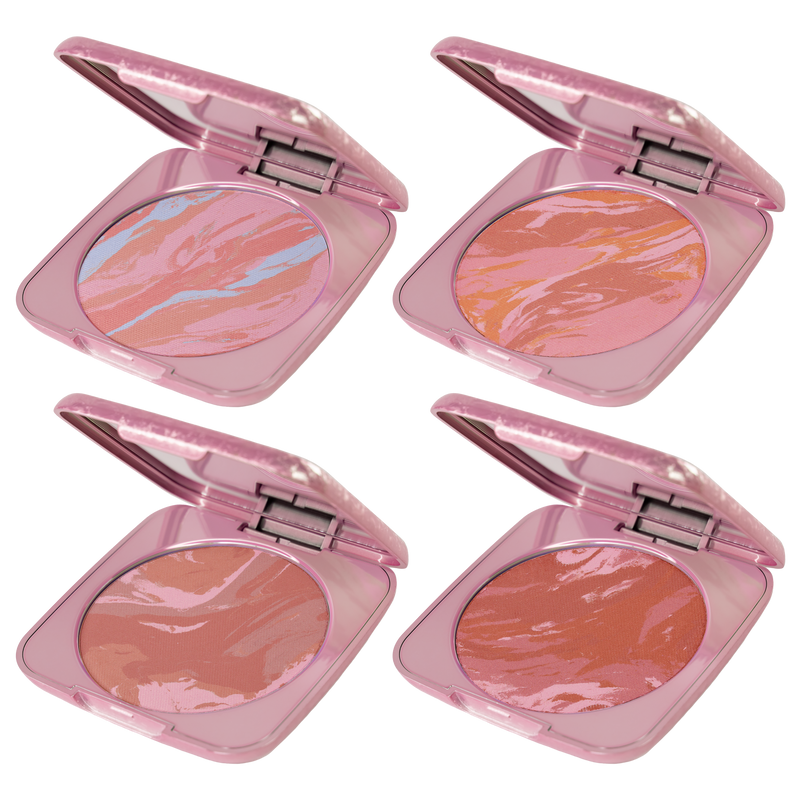 Whats Up Beauty - 4 Cheeque Terre Blushes (10 Peaceful Pisa, 20 Serene Siena, 30 Relaxed Roma, 40 Gentle Genova)