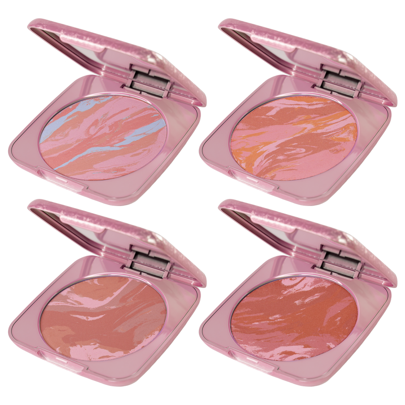 Whats Up Beauty - 4 Cheeque Terre Blushes (10 Peaceful Pisa, 20 Serene Siena, 30 Relaxed Roma, 40 Gentle Genova)