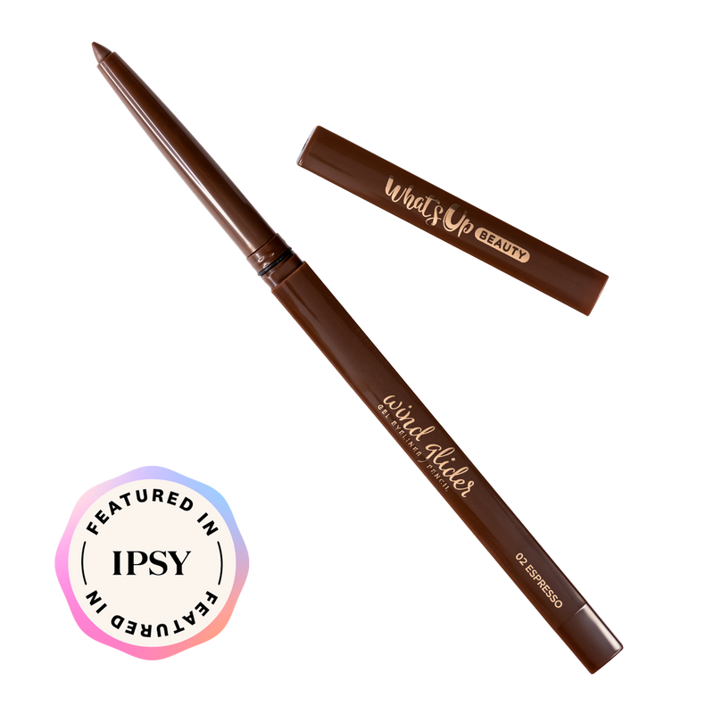 Whats Up Beauty - Wind Glider Gel Eyeliner Pencil - Shade 02 Espresso