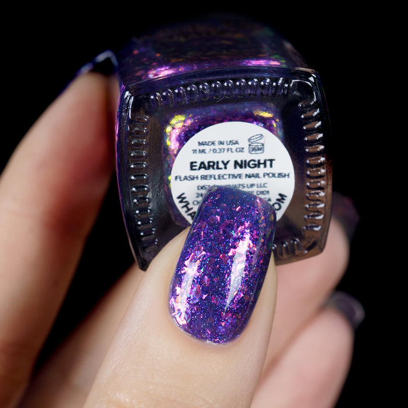 Whats Up Nails - Early Night Nail Polish (Flash Reflective)