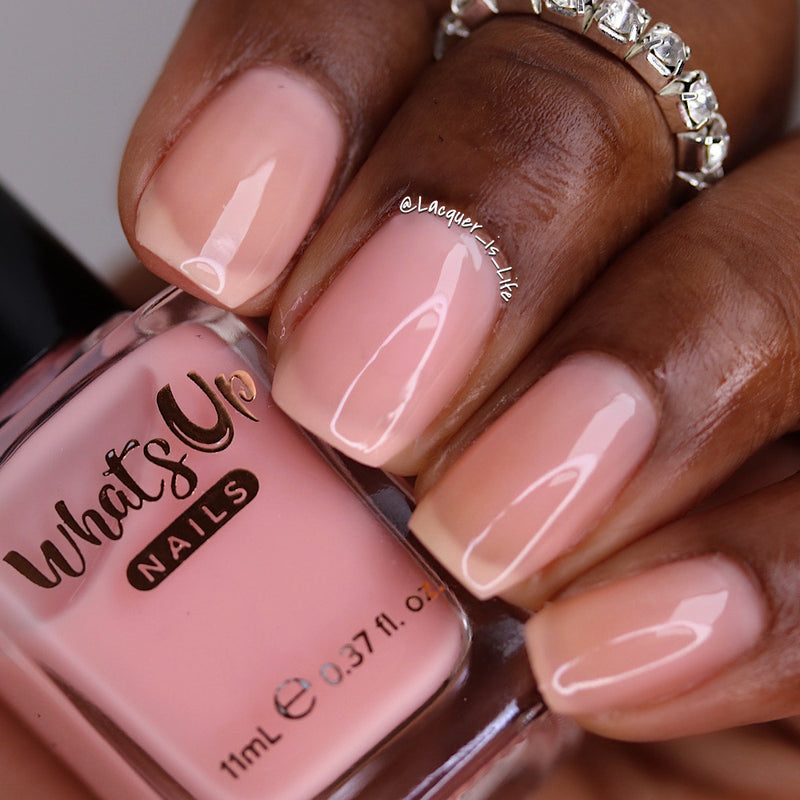 Whats Up Nails - Hideaway (Pink) Ridge Filler Base Coat Nail Polish