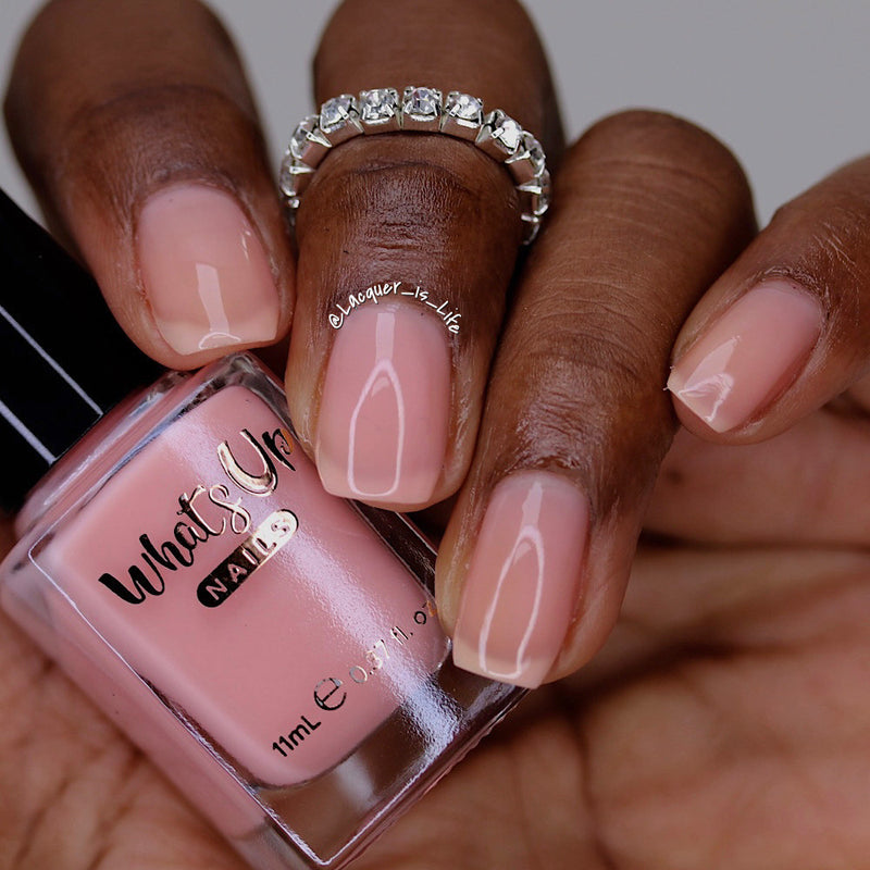 Whats Up Nails - Hideaway (Pink) Ridge Filler Base Coat Nail Polish