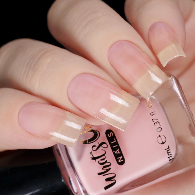 Whats Up Nails - Hideaway (Pink) Ridge Filler Base Coat Nail Polish