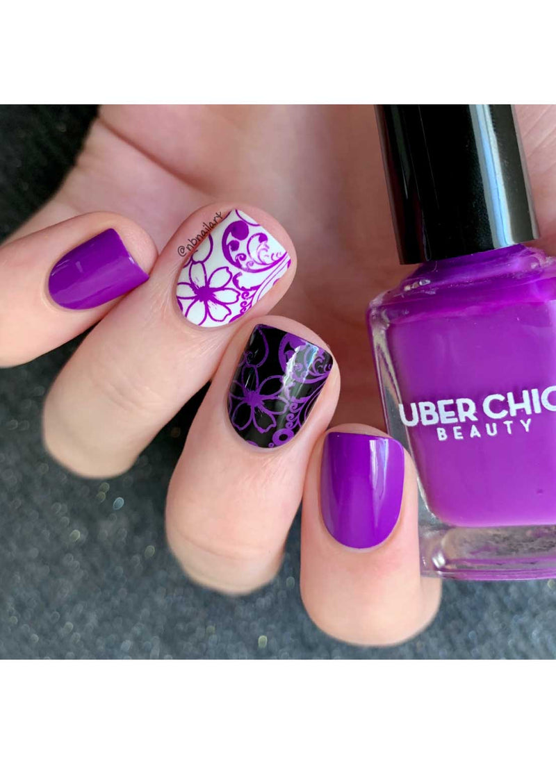 UberChic Beauty - Where the Wildflowers Grow Stamping Polish