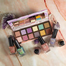 Whats Up Beauty - Geodes Collection (Eyeshadow Palette + 6 Nail Polishes)