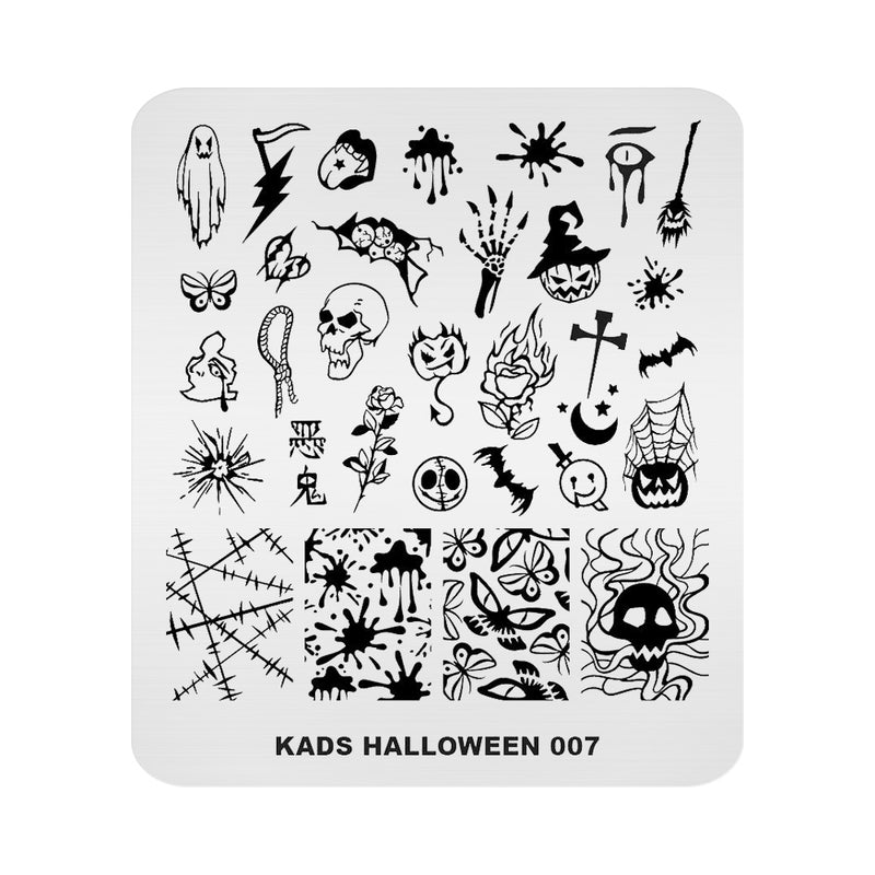 Kads - Halloween 007 Stamping Plate