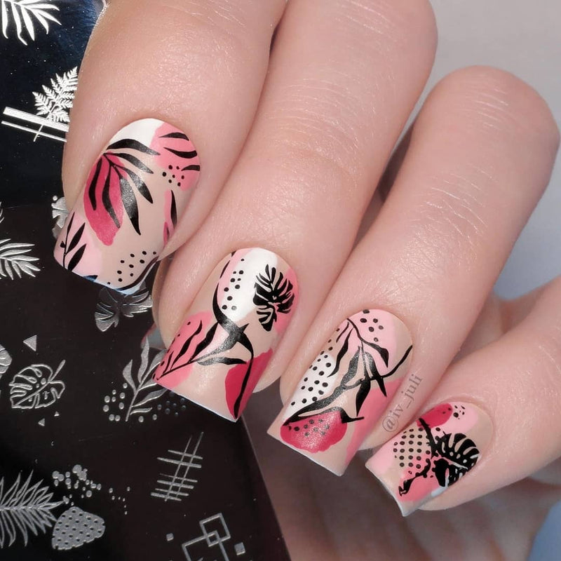 Nicole Diary - 177 Palms Effect Stamping Plate