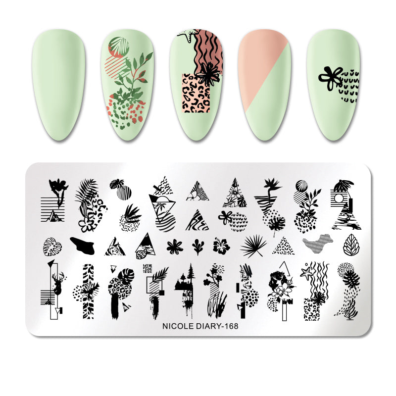 Nicole Diary - 168 Tropical Essence Stamping Plate