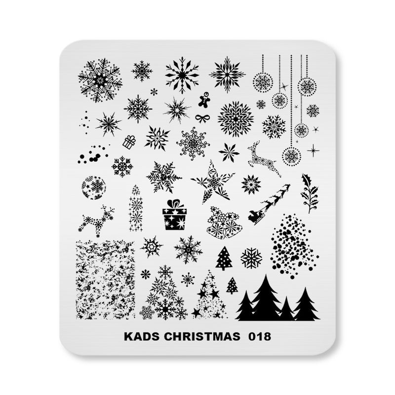 Kads - Christmas 018 Stamping Plate