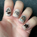 UberChic Beauty - UC Mini - Hello Fall & Pumpkin Spice 02 Stamping Plate