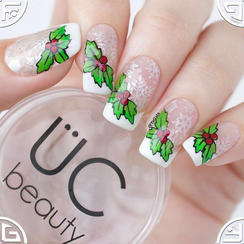 UberChic Beauty - Holly Jolly - Christmas 02 Stamping Plate