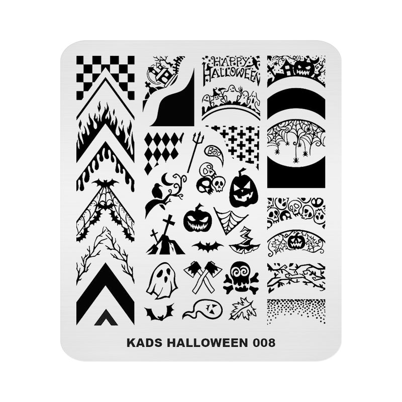 Kads - Halloween 008 Stamping Plate