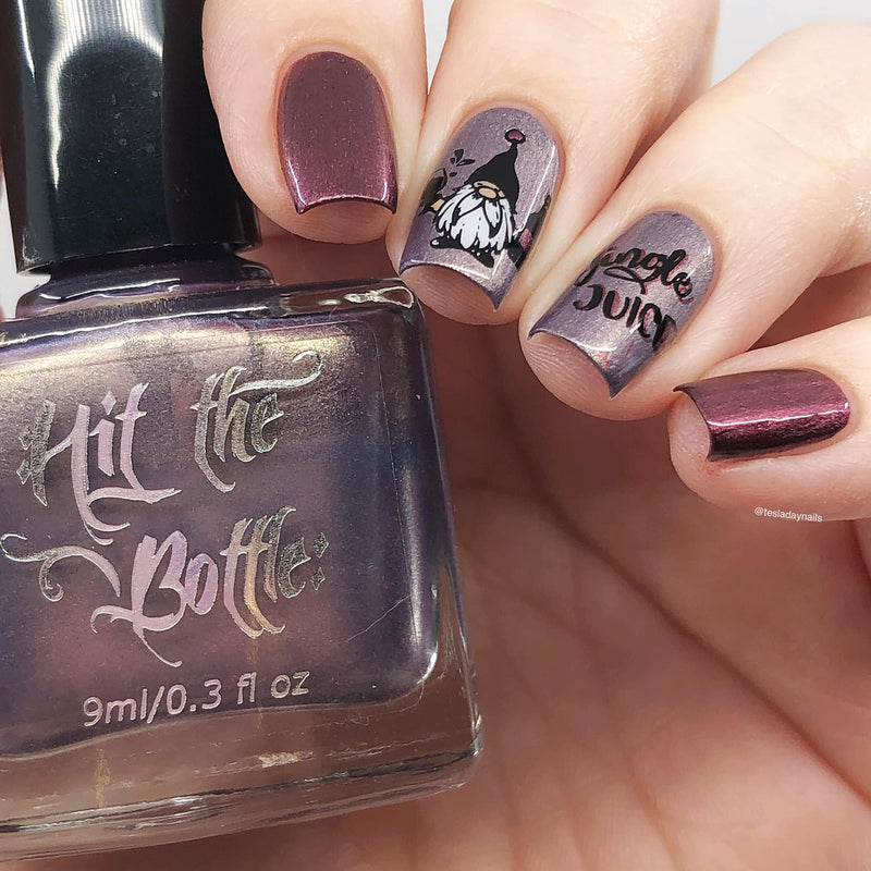 Hit The Bottle - Bah Humbug 03 Stamping Plate