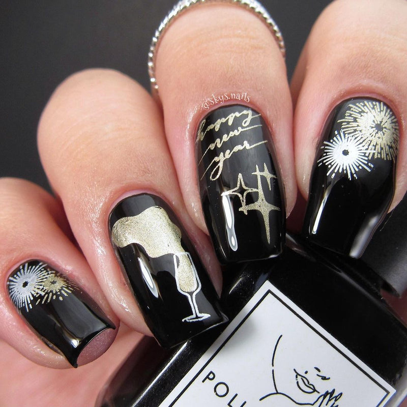 UberChic Beauty - New Year, New Digits Stamping Plate