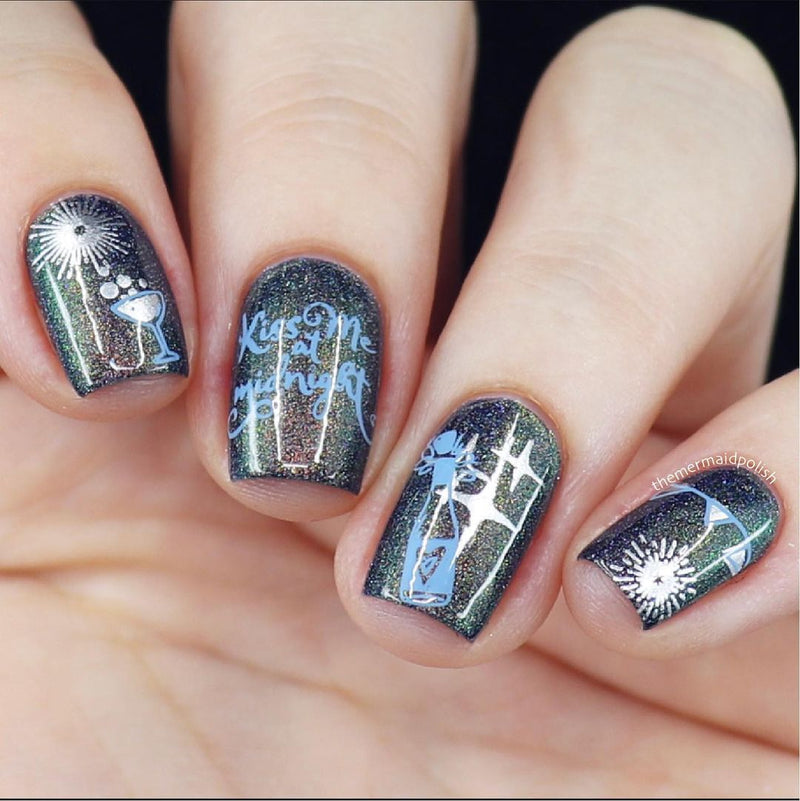 UberChic Beauty - New Year, New Digits Stamping Plate