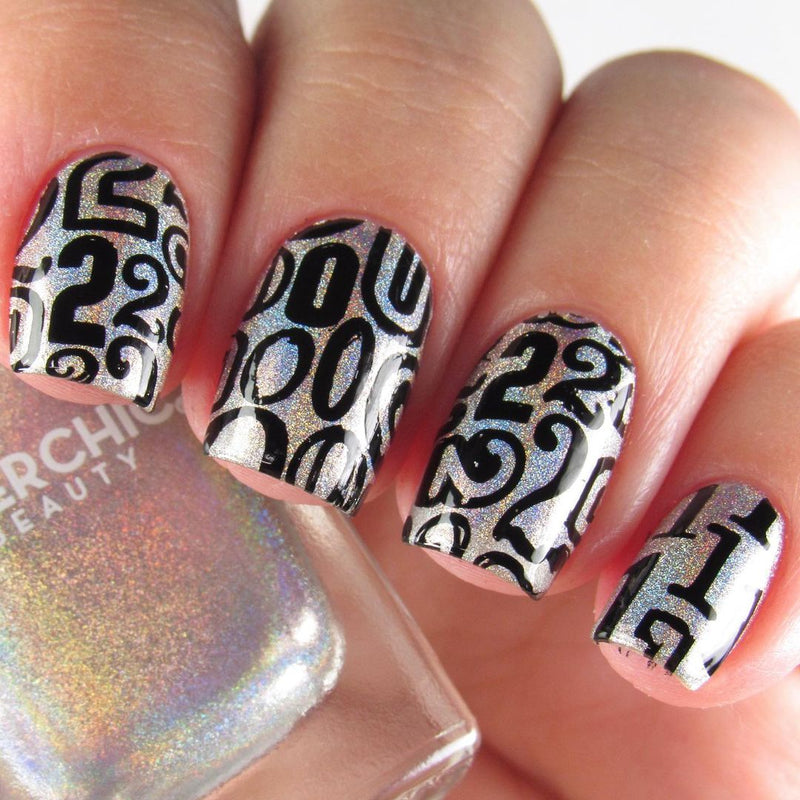 UberChic Beauty - New Year, New Digits Stamping Plate