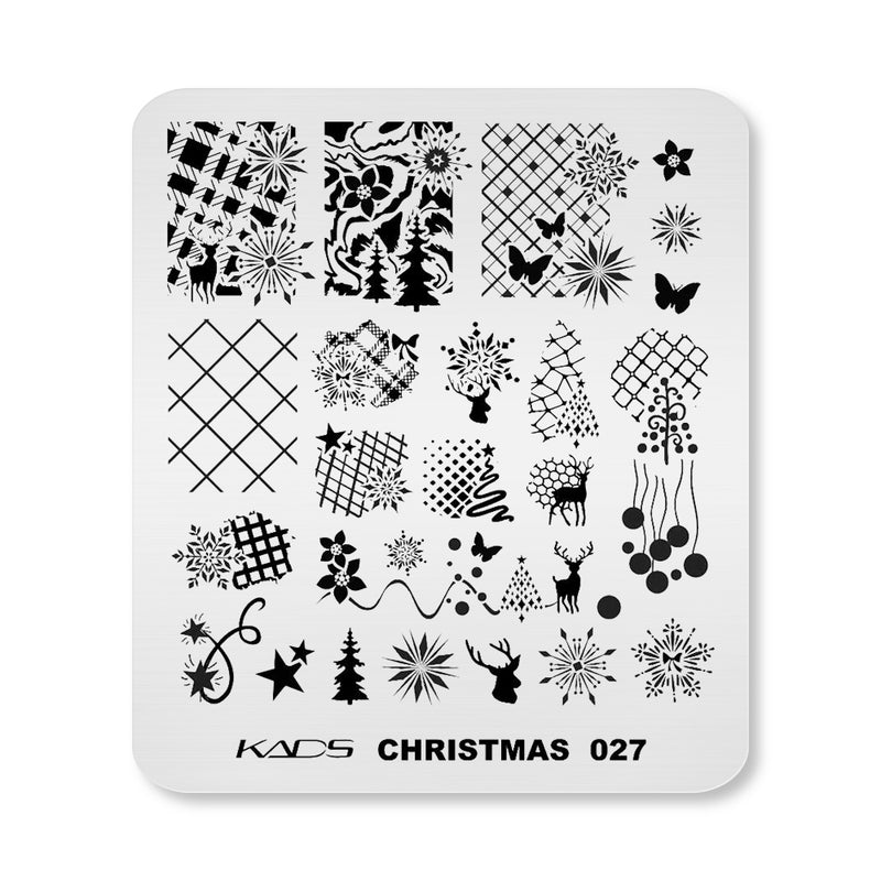 Kads - Christmas 027 Stamping Plate