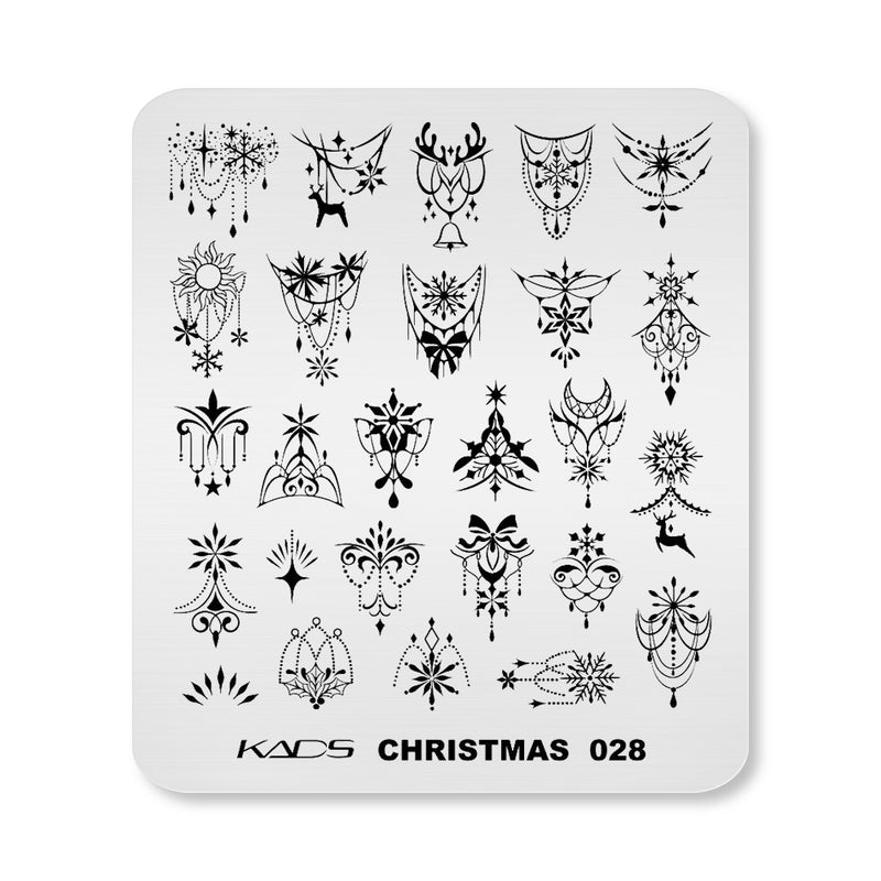 Kads - Christmas 028 Stamping Plate