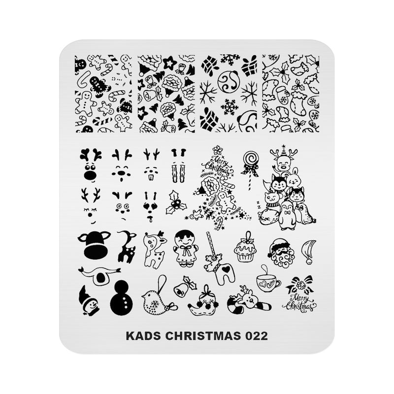 Kads - Christmas 022 Stamping Plate