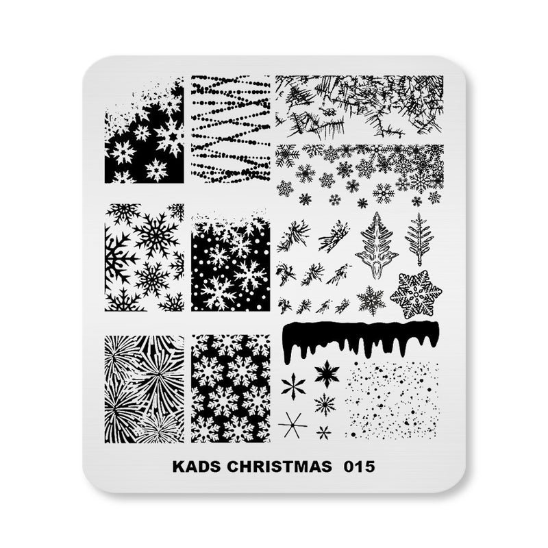 Kads - Christmas 015 Stamping Plate