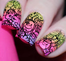 UberChic Beauty - Unicorn Love 02 Stamping Plate