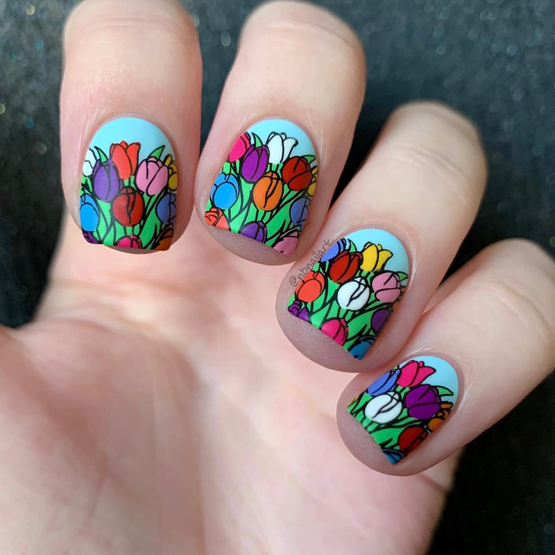 UberChic Beauty - Hello Spring Stamping Plate