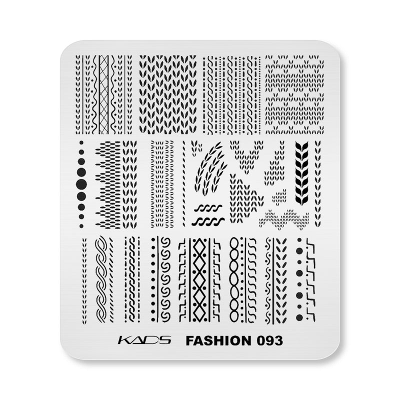 Kads - Fashion 093 Stamping Plate