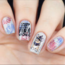 UberChic Beauty - UC Mini - Fourth of July 02 Stamping Plate