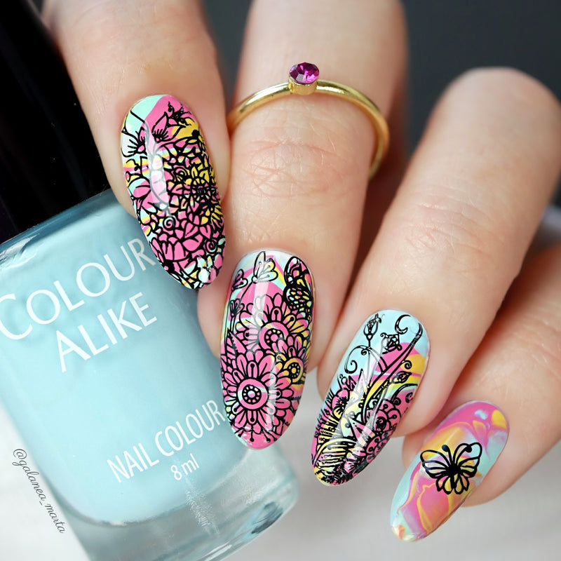 UberChic Beauty - Whimsical By Nature Stamping Plate