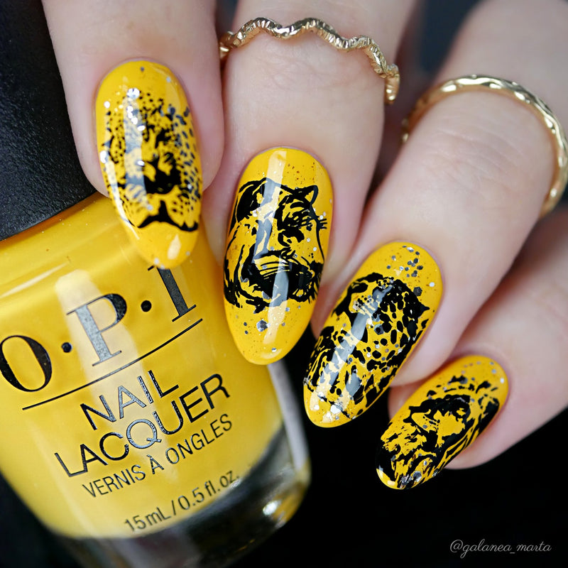 UberChic Beauty - Wild & Fierce Big Cats Stamping Plate