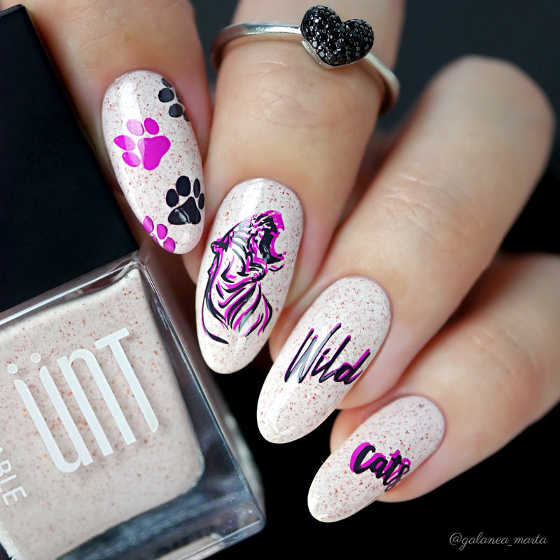 UberChic Beauty - Wild & Fierce Big Cats Stamping Plate