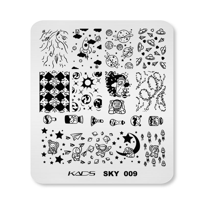 Kads - Sky 009 Stamping Plate